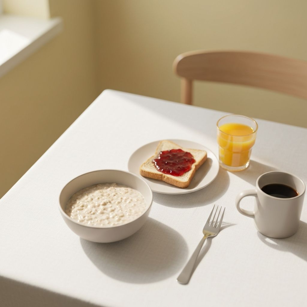 Tägliche Essensroutine